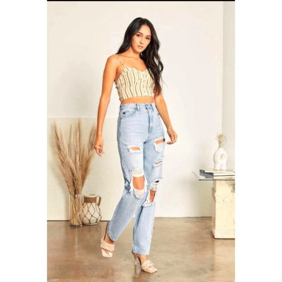 KanCan Denim - SUNSET HIGH RISE 90'S BAGGY DENIM